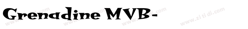 Grenadine MVB字体转换